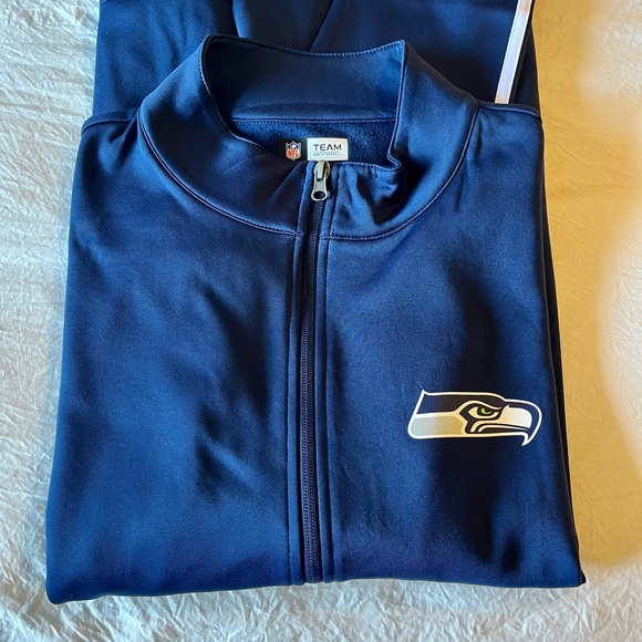 Seahawks Fans! Full-Zip Navy Zip Jacket - Picture 7 of 7